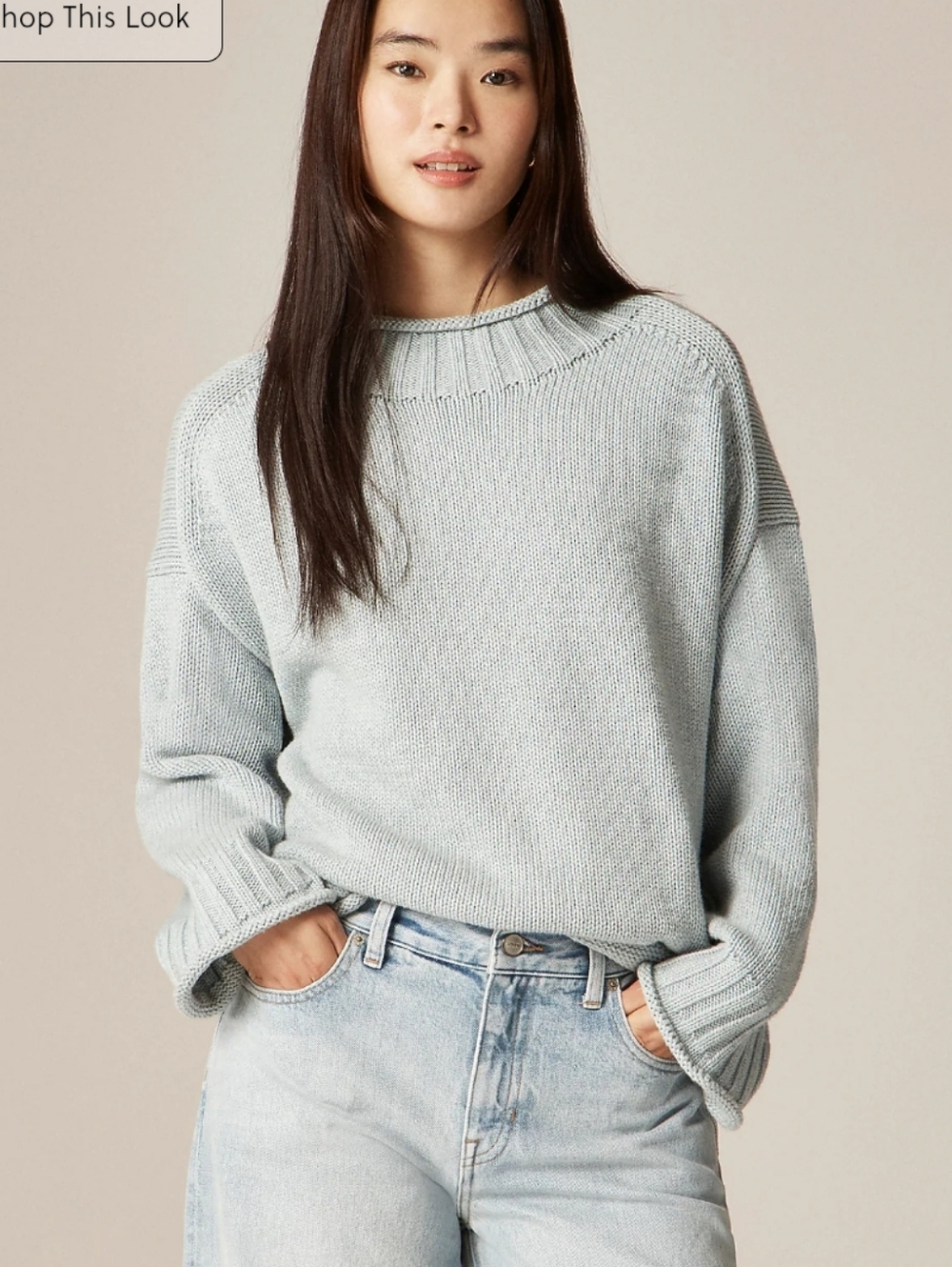 J Crew 2025 Rollneck™ sweater CM712 NWT Size XS *Sold Out Color - Picture 2 of 8